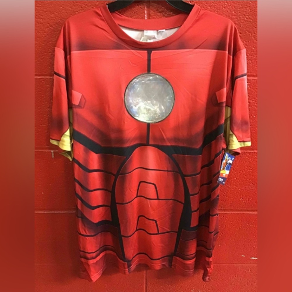 Marvel Iron Man Costume Shirt -Size L/XL